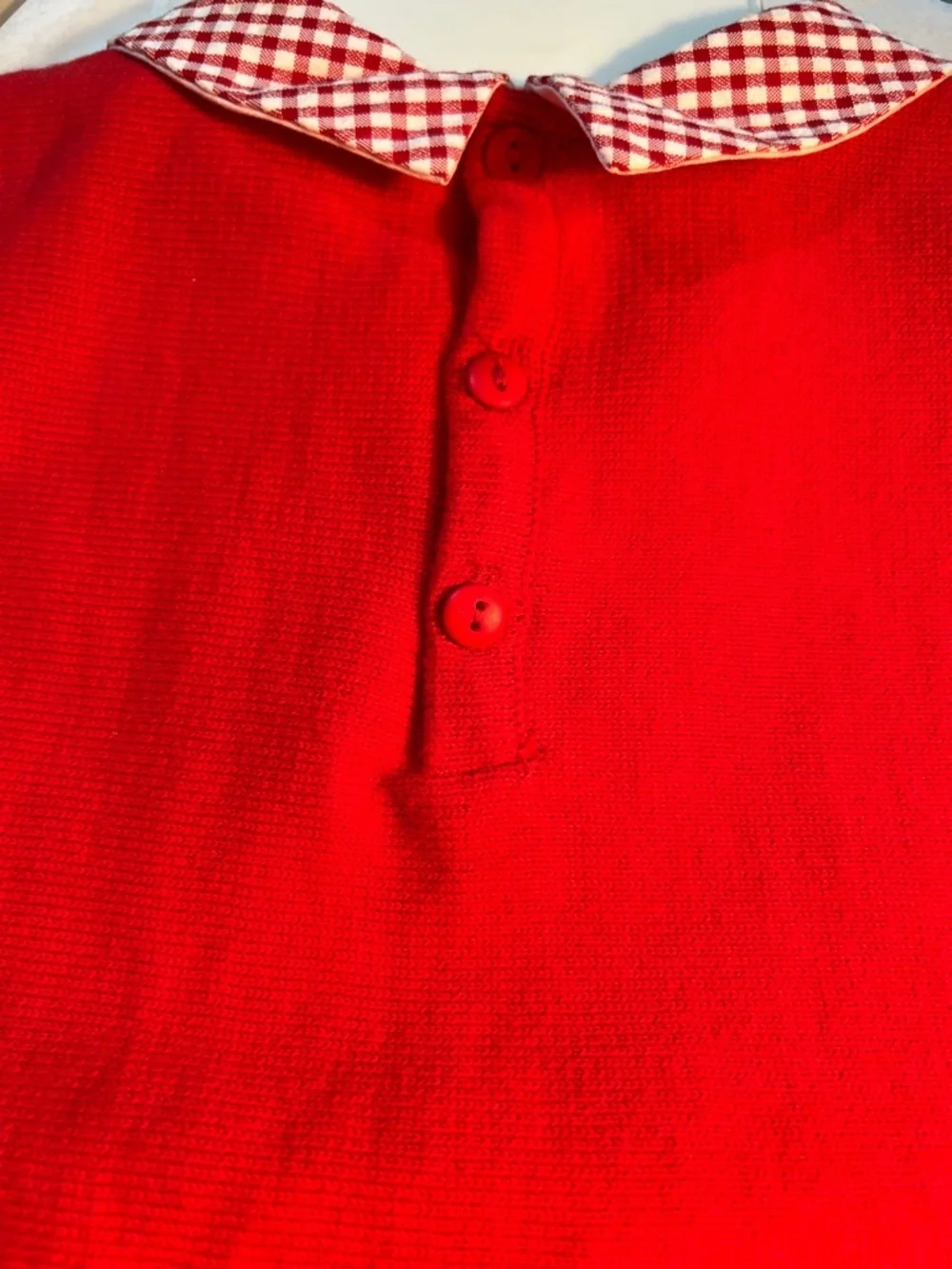 Sarah Louise Boys Red Gingham Polo - Short Sleeve Top & Shorts 18M​